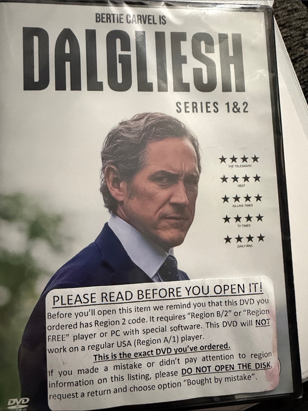 Dalgliesh Series 1 & 2 DVD - White and Black Cover
